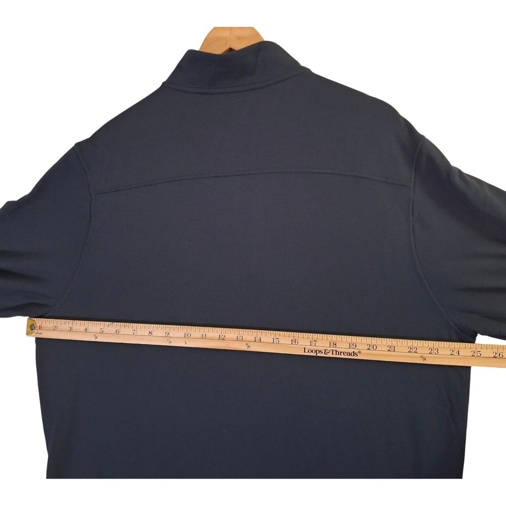 Travis Mathew Newport 1/4 Zip Fleece XL Navy Blue Dallas Cowboys Miller Lite - Picture 9 of 10